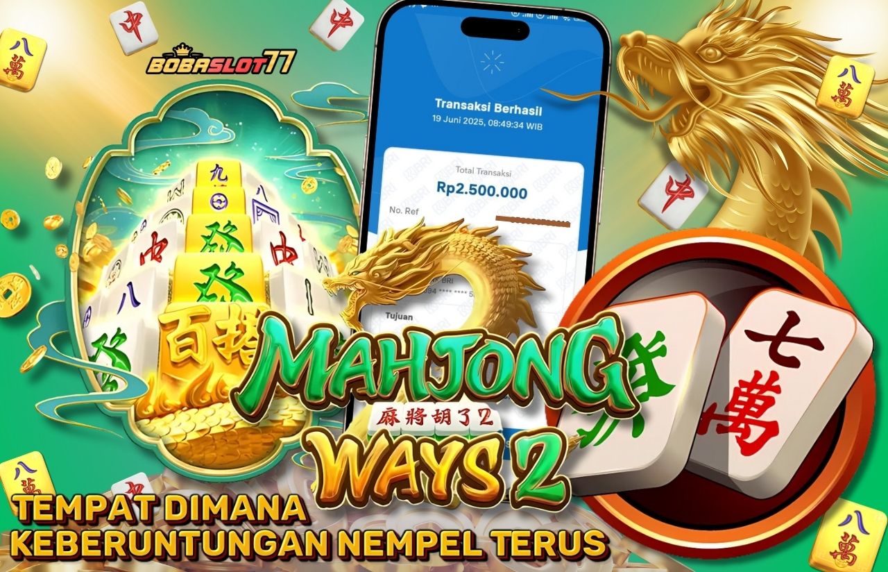 Selamat kepada user id : go***9 Wede Rp 2.500.000 di Game MAHJONG WAYS2 PG SOFT Cair Gk Sampe 1 Menit! Menang Mudah di Bobaslot77